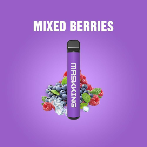 Одноразовая электронная сигарета Maskking High Pro Mixed Berries (Ягодный Рай) 1000 затяжек в Хабаровске