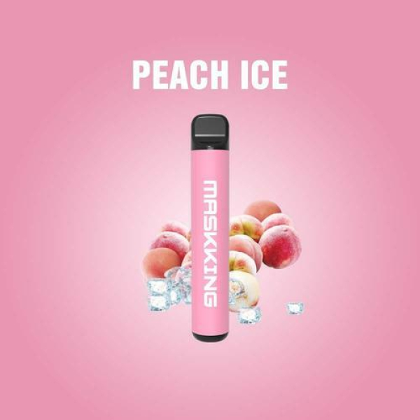 Одноразовая электронная сигарета Maskking High Pro Peach Ice (Персиковый Рай) 1000 затяжек в Хабаровске
