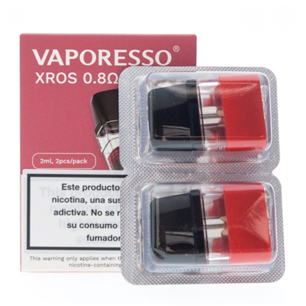 Упаковка картриджей Vaporesso XROS Series 0.8 ohm Pod 2 ml (в упаковке 2 шт) в Хабаровске