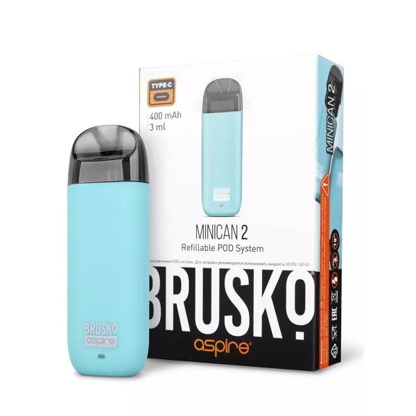 Brusko MINICAN 2 (400 мАч, Бирюзовый) в Хабаровске