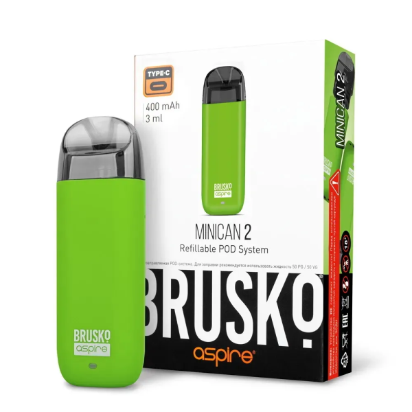 Brusko MINICAN 2 (400 мАч, Зеленый) в Хабаровске