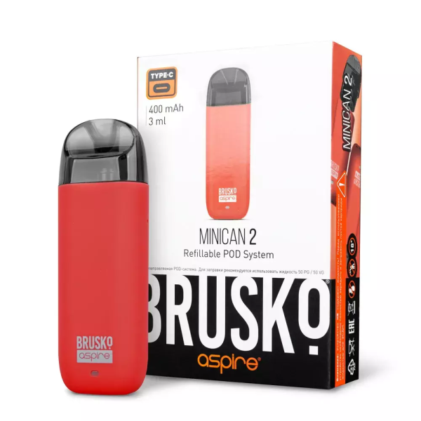 Brusko MINICAN 2 (400 мАч, Красный) в Хабаровске