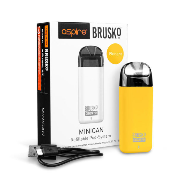 Brusko MINICAN plus (850 мАч, Желтый) в Хабаровске