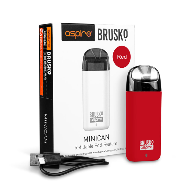 Brusko MINICAN plus (850 мАч, Красный) в Хабаровске
