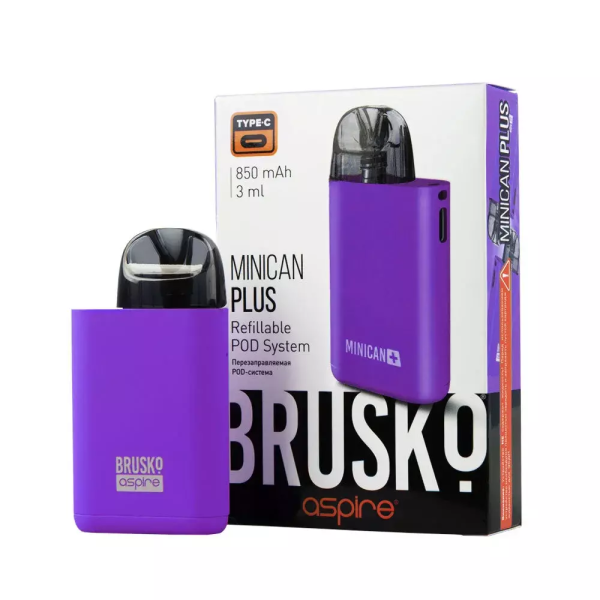 Brusko MINICAN plus (850 мАч, Фиолетовый) в Хабаровске