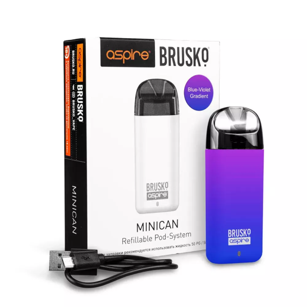 Brusko MINICAN (350 мАч, Синий,фиолетовый) в Хабаровске