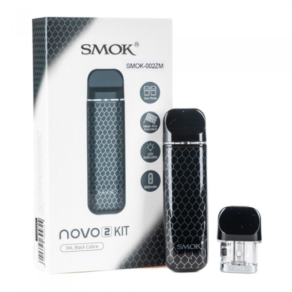 POD-система SMOK Novo 2 Pod 800 mAh Black Carbon в Хабаровске