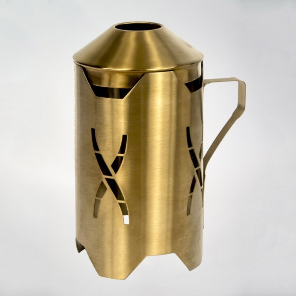 Колпак HOOB Windcover золотой для кальяна в Хабаровске