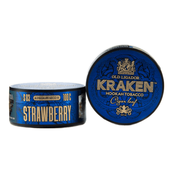 Табак Kraken Medium Seco Strawberr (Клубника) 100 гр в Хабаровске