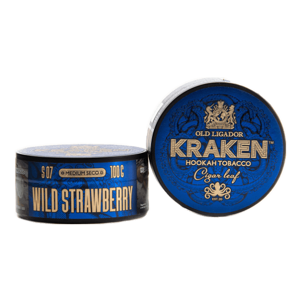 Табак Kraken Medium Seco wild strawberry (Земляника) 100 гр в Хабаровске