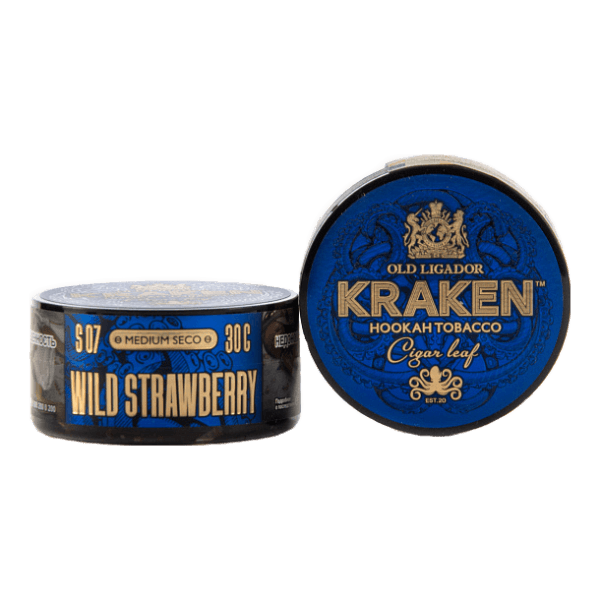 Табак Kraken Medium Seco wild strawberry (Земляника) 30 гр в Хабаровске