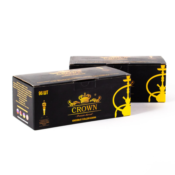 Уголь Crown Кокосовый 96 Шт (22 Мм) в Хабаровске