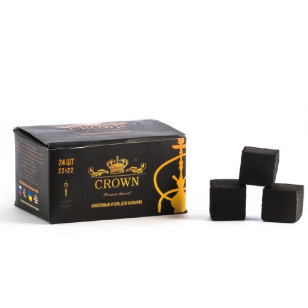 Уголь Crown Кокосовый 24 Шт (22 Мм) в Хабаровске