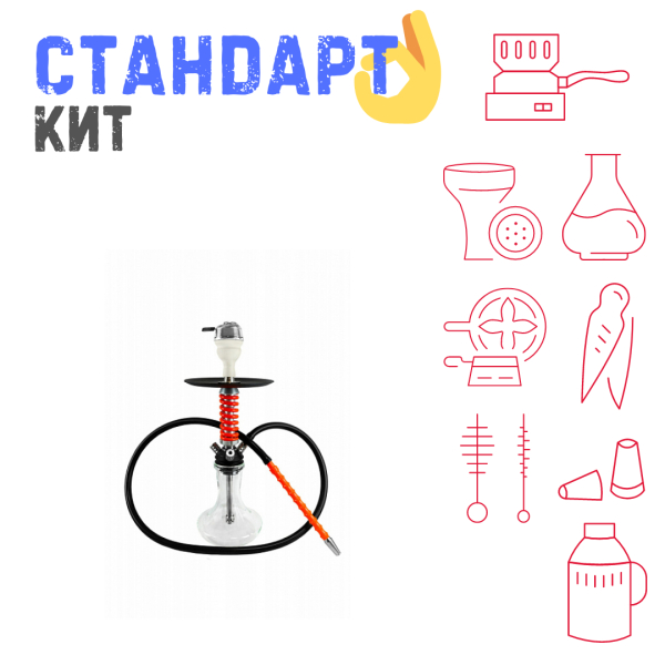 Набор с кальяном  Mamay Customs Micro Coilovers Red СТАНДАРТ в Хабаровске