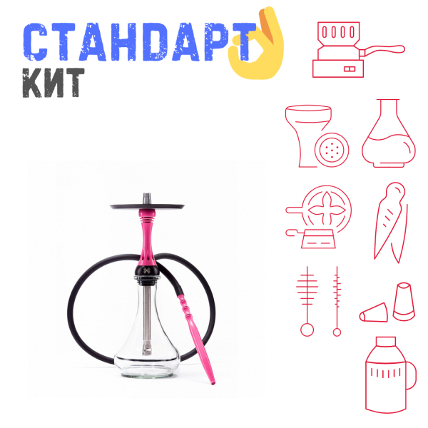 Набор с кальяном  Alpha Hookah X Rose СТАНДАРТ в Хабаровске