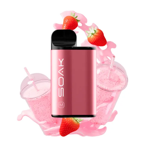 SOAK M Strawberry Cream dream (Клубничный милкшейк), 4000 тяг в Хабаровске