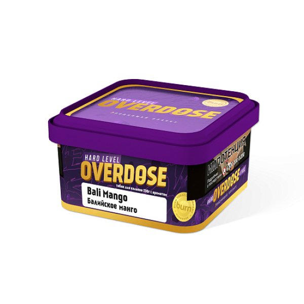 Табак OVERDOSE Bali Mango (балийское манго) 200 гр в Хабаровске