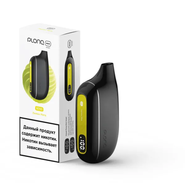 Plonq Max Smart Лимон Мята (8000 Затяжек) 20 Мг в Хабаровске