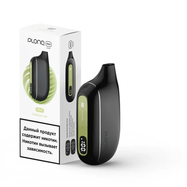Plonq Max Smart Зеленый Чай (8000 Затяжек) 20 Мг в Хабаровске
