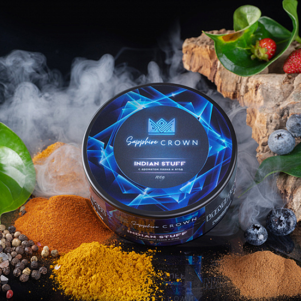 Табак Sapphire Crown Indian Stuff (Специи травянистость лесные ягоды) 100 гр в Хабаровске