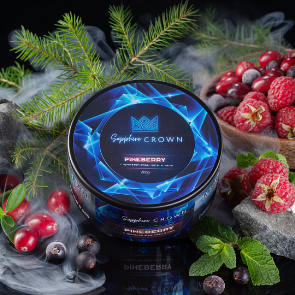 Табак Sapphire Crown Pineberry (Ягоды хвоя Мята) 100 гр в Хабаровске