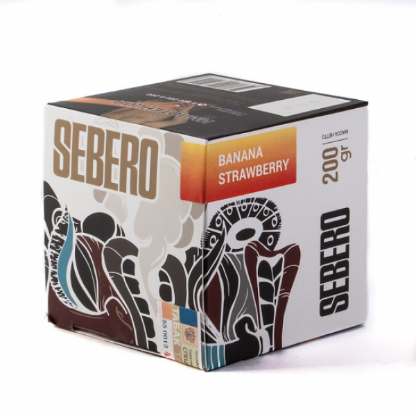 Табак SEBERO BANANA STRAWBERRY 200 грамм в Хабаровске