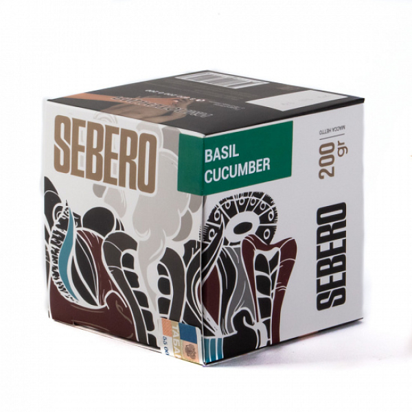 Табак SEBERO BASIL CUCUMBER 200 грамм в Хабаровске