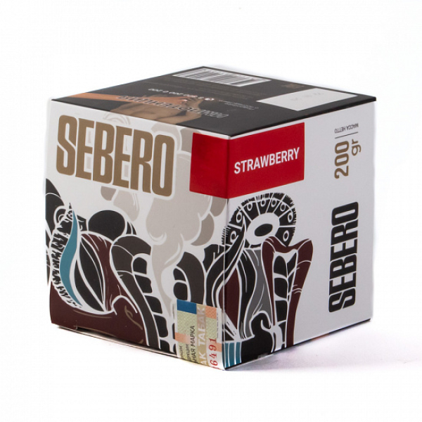 Табак SEBERO STRAWBERRY 200 грамм в Хабаровске