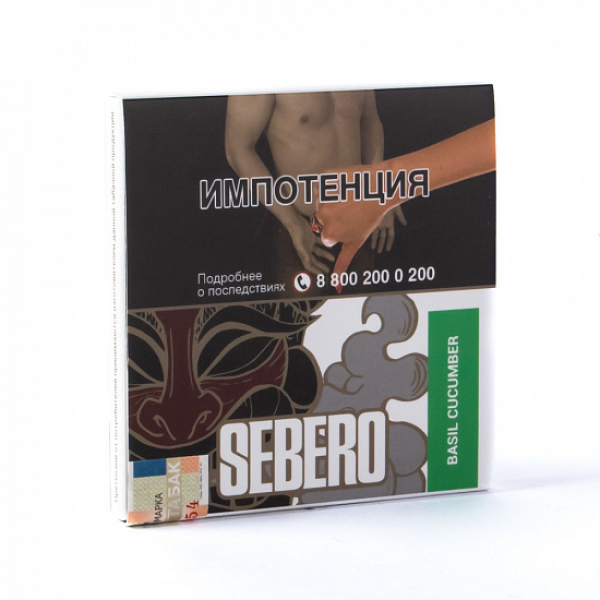 Табак SEBERO BASIL CUCUMBER 40 грамм в Хабаровске