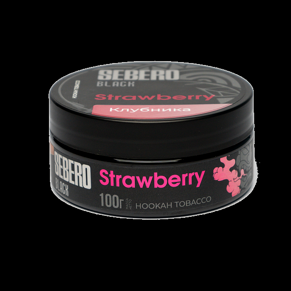 Табак SEBERO BLACK STRAWBERRY 100 гр в Хабаровске