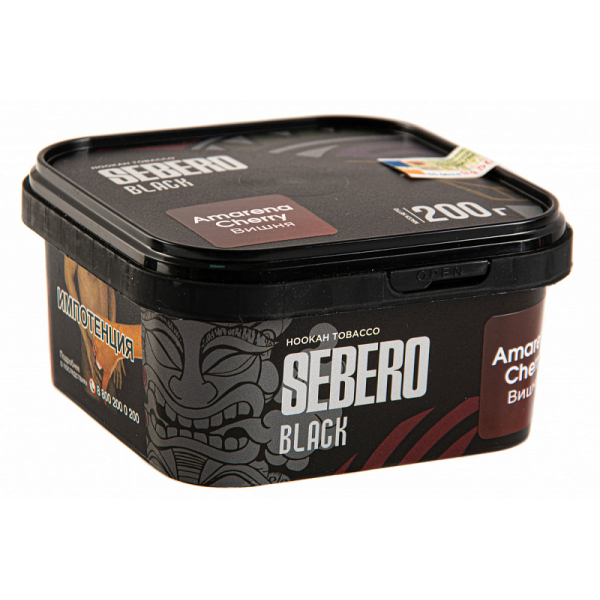 Табак SEBERO BLACK AMARENA CHERRY 200 гр в Хабаровске