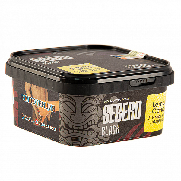 Табак SEBERO BLACK LEMON CANDY 200 гр в Хабаровске