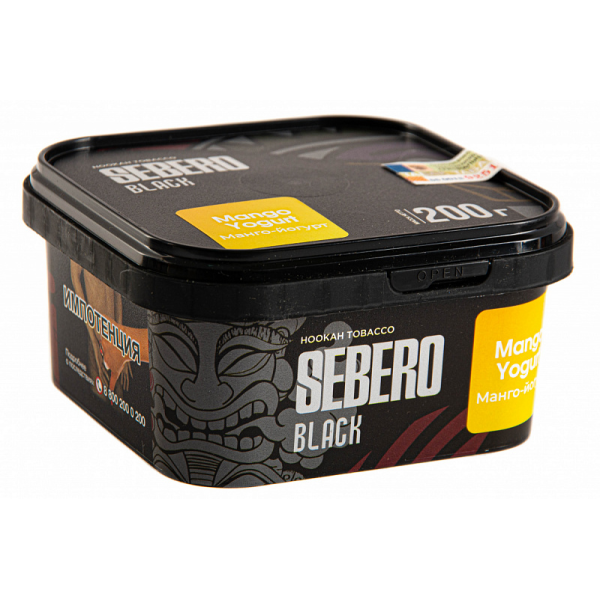 Табак SEBERO BLACK MANGO YOGURT 200 гр в Хабаровске