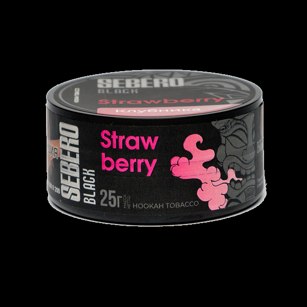 Табак SEBERO BLACK STRAWBERRY 25 гр в Хабаровске