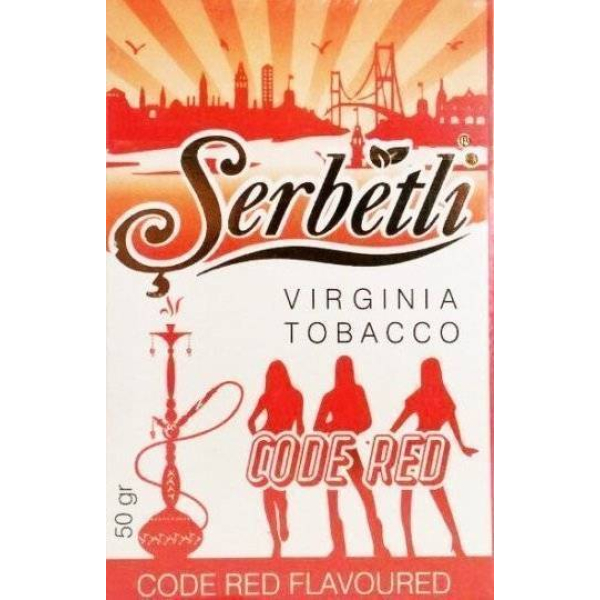 Табак Serbetli Code Red 50 грамм в Хабаровске