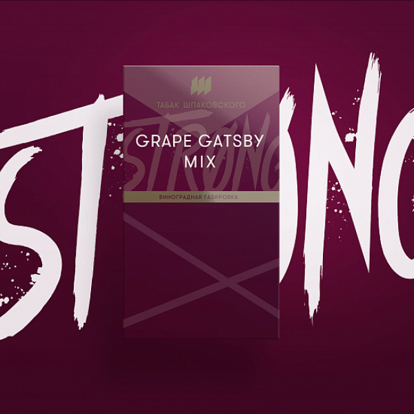 Табак Шпаковского Strong Grape Gatsby Mix (Виноградная Газировка) 40 гр в Хабаровске