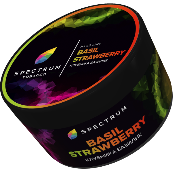 Табак Spectrum Hard BasilStrawberry 200 грамм в Хабаровске