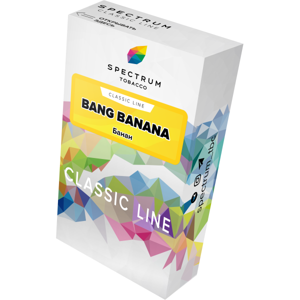 Табак Spectrum Classic bang banana 40 грамм в Хабаровске