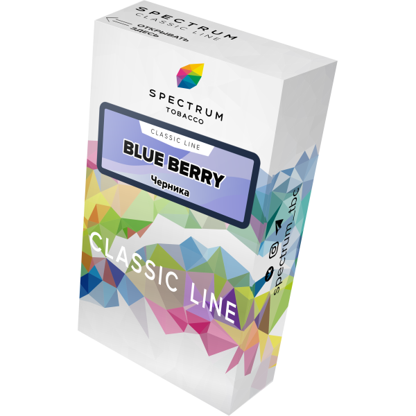 Табак Spectrum Classic blue berry 40 грамм в Хабаровске
