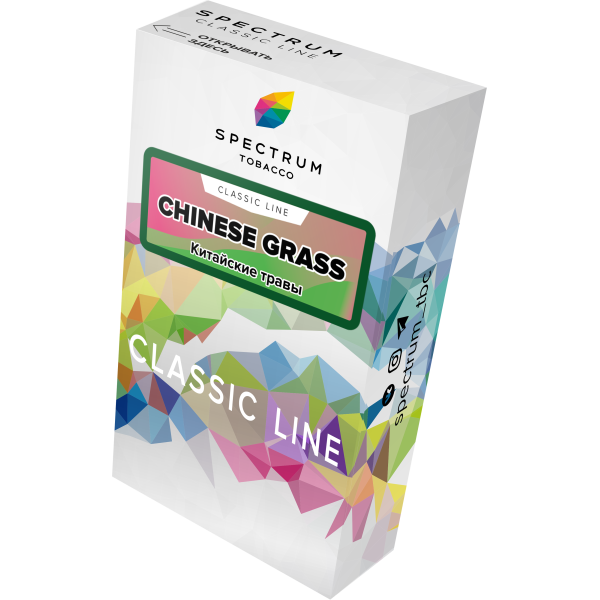 Табак Spectrum Classic chinese grass 40 грамм в Хабаровске