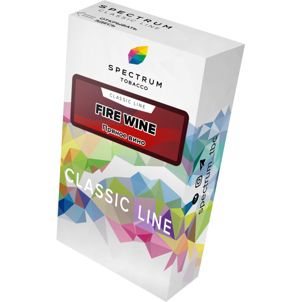 Табак Spectrum Classic fire wine 40 грамм в Хабаровске