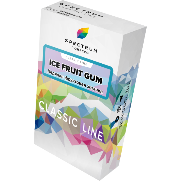 Табак Spectrum Classic ice fruit gum 40 грамм в Хабаровске