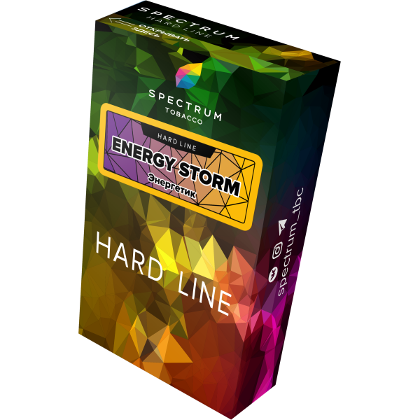 Табак Spectrum Hard energy storm 40 грамм в Хабаровске