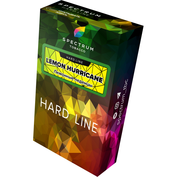 Табак Spectrum Hard lemon hurricane 40 грамм в Хабаровске