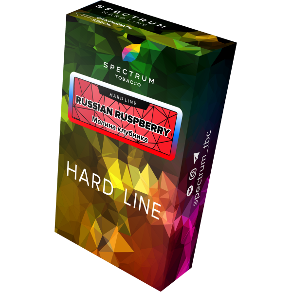Табак Spectrum Hard russian raspberry 40 грамм в Хабаровске