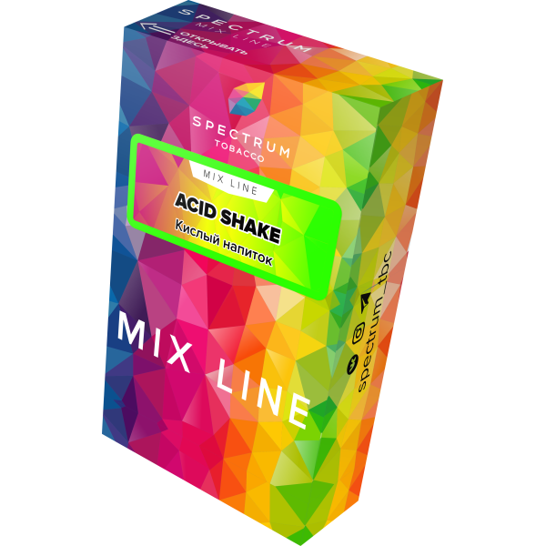 Табак Spectrum Mix Line Acid Shake 40 грамм в Хабаровске