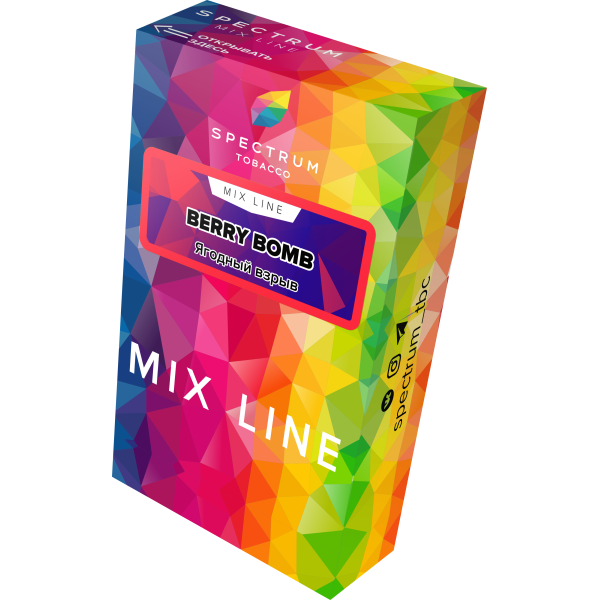 Табак Spectrum Mix Line Berry Bomb 40 грамм в Хабаровске