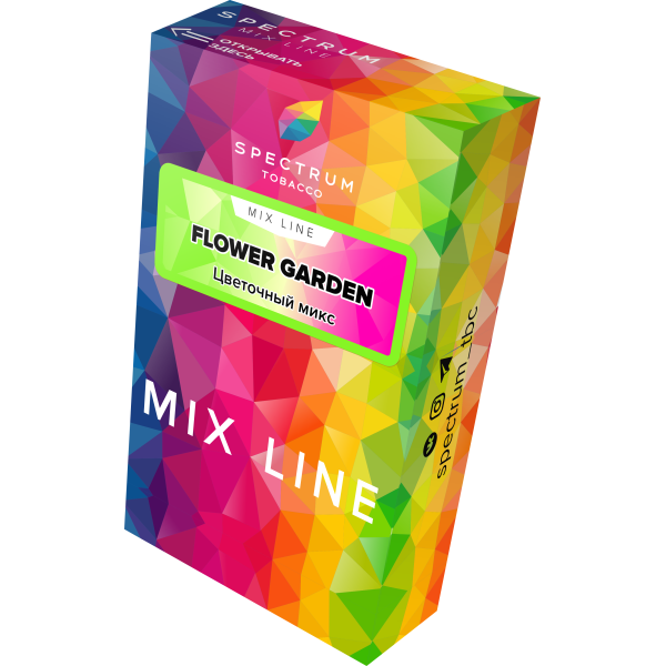Табак Spectrum Mix Line Flower Garden 40 грамм в Хабаровске