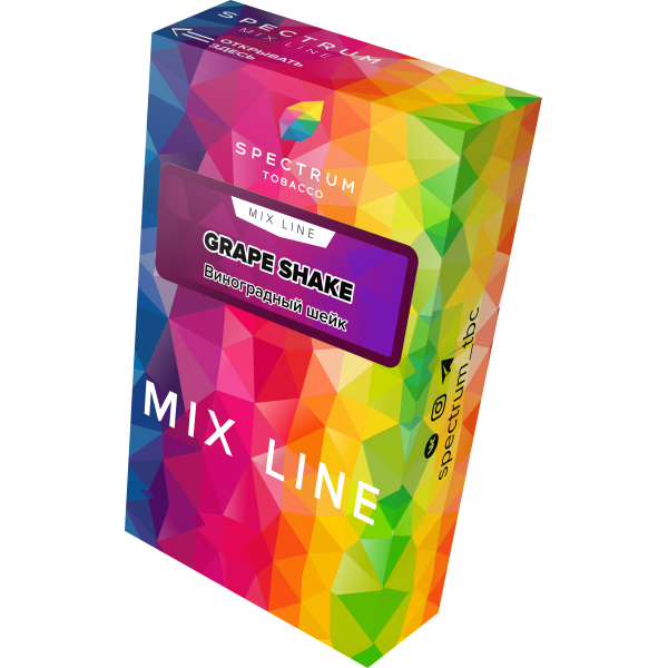 Табак Spectrum Mix Line Grape Shake 40 грамм в Хабаровске