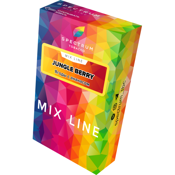 Табак Spectrum Mix Line Jungle Berry 40 грамм в Хабаровске